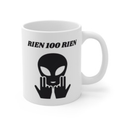 Tasse Alien Rien 100 Rien Mug  OVNI Signe Jul – Cadeau Original Fan Rap ou Geek