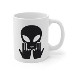 Mug Alien Signe JUL  OVNI Style Rap Français  Cadeau Original et Fun