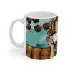 Tasse Café Femme Mug Céramique 325ml  Design Pop Art Vintage Gourmandise, Détente & Style Rétro