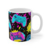 Tasse Manette Gamer  Mug Céramique 325ml  Design Arcade Fluo Pop Cadeau Geek, Gaming & Joueur Rétro