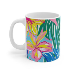 Tasse Fleurs Tropicales Mug...