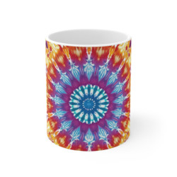 Tasse Tie-Dye Mandala  Mug...