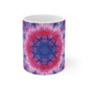 Tasse Tie-Dye Spirale  Mug Céramique 325ml Design Psychédélique Arc-en-Ciel  Mandala Hippie & Festival Coloré