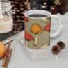 Tasse Champignons Style Vintage  Design Botanique Rétro Cadeau Nature, Forêt & Mycologie