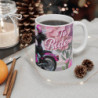 Tasse Motarde Rose « Love to Ride » – Mug Moto Féminin avec Fleurs – Cadeau Biker Girl