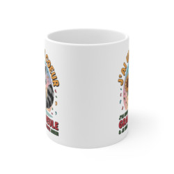 Mug Tasse Drôle Raton Laveur  Bon Cœur, Grande Gueule, Un Peu Méchante  Idée Cadeau Femme au Caractère Bien Trempé