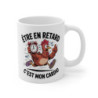 Mug Drôle Poule Pressée  Être en retard c’est mon cardio Idée Cadeau Humour Femme Toujours En Retard