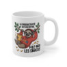 Mug Drôle Paresseux  La productivité est un mythe, file-moi les snacks  Cadeau Humour Fainéant, Fan de Grignotage