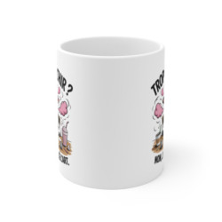Mug Humour Vache Trop réfléchir ? Non, j’ai maîtrisé l’art Idée Cadeau Drôle Esprit Torturé, Étudiant ou Collègue en Burn-out