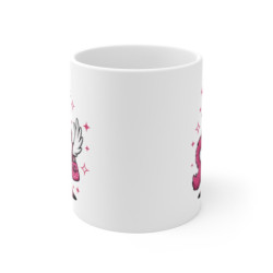 Mug Tasse Cane Diva Canard Glamour en Talons & Lunettes Roses Idée Cadeau Marrant et Stylé pour Femmes Originales