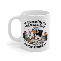 Mug Humour Travail Canard...