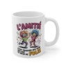 Mug Amitié Drôle L’Amitié c’est Trouver des Gens qui ont ta Dose de Folie Cadeau Amie Meilleure Copine, Fête, Anniversaire