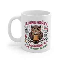 Mug Tasse Drôle Café  Je...