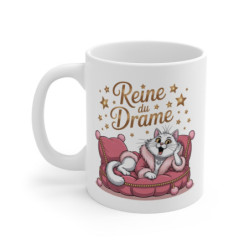 Mug Tasse Chat Drôle Reine...