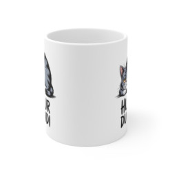 Mug Tasse Chat Humeur du Lundi  Humour Fatigué pour Fan de Chats  Cadeau Début de Semaine Drôle & Mignon