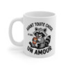 Mug Raton Laveur Amour & Poison  Humour Noir pour Fan de Sarcasme  Cadeau Original & Marrant