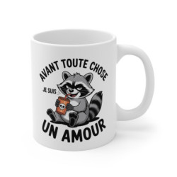 Mug Raton Laveur Amour & Poison  Humour Noir pour Fan de Sarcasme  Cadeau Original & Marrant