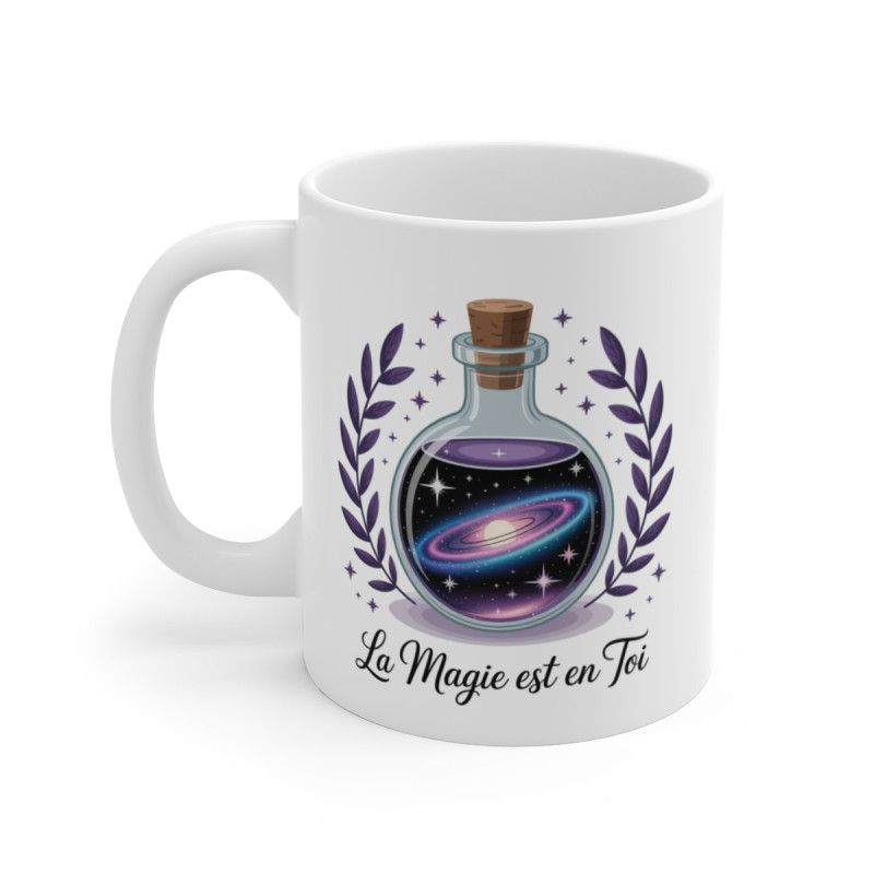 Mug Galaxie La Magie est en Toi  Illustration Astrale Féérique  Cadeau Inspirant Femme & Ado