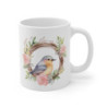 Mug Oiseau Pastel Aquarelle Tasse Fleurie Style Romantique Nature  Idée Cadeau Douce & Poétique pour Femme