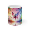 Mug Fée Forêt Enchantée Tasse Fantastique et Colorée avec Papillons & Ailes Arc-en-Ciel  Cadeau Magique pour Femme ou Enfant