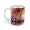 Mug Fée Forêt Enchantée Tasse Fantastique et Colorée avec Papillons & Ailes Arc-en-Ciel  Cadeau Magique pour Femme ou Enfant