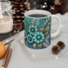 Mug Colibri Tropical Tasse Colorée avec Oiseau Arc-en-Ciel & Fleurs Bleues  Cadeau Nature & Exotisme Chic