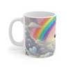 Mug Licorne Féérique avec Ailes & Arc-en-Ciel  Tasse Magique Pastel pour Enfants ou Rêveurs Cadeau Fantaisie Licorne