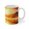 Mug Pêcheur Lever de Soleil Cadeau Pêcheur Passionné Lac Nature Poisson Tasse Relaxante Pêche Matinale  Idée Cadeau