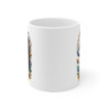 Mug Femme Loup Spirituelle Design Bohème avec Attrape-Rêves, Fleurs et Bijoux Tasse Mystique Tribal Chic Cadeau