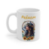 Mug Femme Louve Personnalisable avec Prénom  Tasse Bohème Loup et Attrape-Rêves  Cadeau Spirituel & Nature