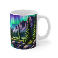 Mug Aurores Boréales Forêt...
