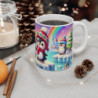 Mug Pingouins de Noël au Pôle Nord  Scène Hivernale Mignonne avec Bonnet, Neige Cadeau Fête, Hiver, Enfants