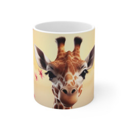 Mug Girafe Fleurie...