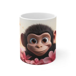 Mug Bébé Singe Mignon...