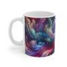Mug Galaxie Abstraite Multicolore  Tourbillon d’Étoiles & Nuages Cosmiques Cadeau Univers, Énergie & Créativité