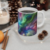 Mug Galaxie Abstraite Multicolore  Tourbillon d’Étoiles & Nuages Cosmiques Cadeau Univers, Énergie & Créativité