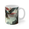 Mug Soldat Militaire & Aigle Américain  Art Patriotique avec Tank & Drapeau des États-Unis  Cadeau Armée, Vétéran, USA