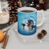 Mug Bébé Pingouin  Tasse Hiver Mignonne avec Effet Glace Brisée  Cadeau Cocooning & Hivernal