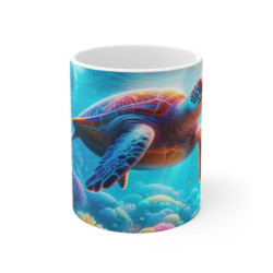 Mug Tortue de Mer Tropicale...
