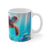 Mug Tortue de Mer Tropicale Tasse Océan Colorée pour Amoureux de la Nature et des Fonds Marins