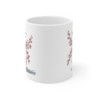 Tasse 20 Ans de Mariage  Mug Noces de Porcelaine avec Vase Fleuri et Citation Cadeau Anniversaire Élégant et Symbolique