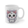 Mug Chat Fille Tasse Chaton Blanc Mignon 325ml IdéeCadeau Enfant Fille