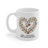Mug Noces de Bois 5 Ans Mariage –Tasse Amour Romantique 325ml idée cadeau