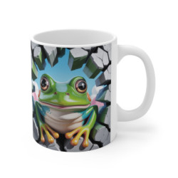 Mug Grenouille Amusante 3D  Tasse Animaux Colorée Originale 325ml