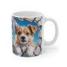 Mug Chiot 3D Corgi Mignon – Tasse Chien Trompe-l’œil 325ml Idée Cadeau