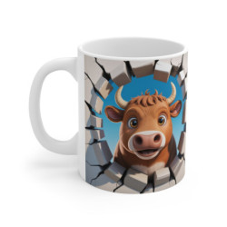 Mug Vache Amusante 3D...