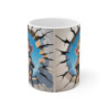 Mug Singe Mignon 3D  Tasse Bébé Animal Trompe-l’œil Jungle 325ml