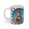 Mug Singe Mignon 3D  Tasse Bébé Animal Trompe-l’œil Jungle 325ml