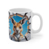 Mug Kangourou Mignon 3D – Tasse Animal Australie Trompe-l’œil 325ml