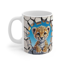 Mug Guépard Mignon 3D Tasse...